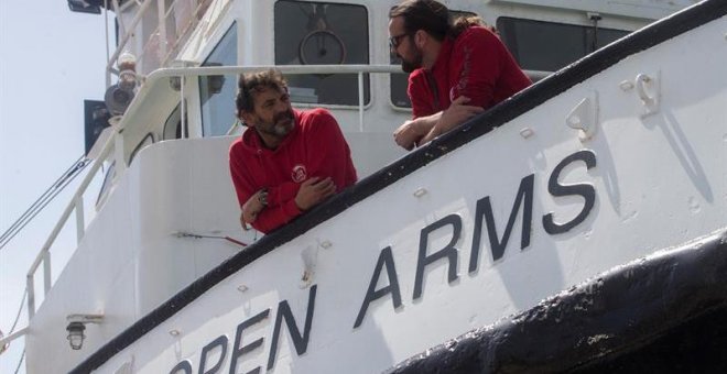 El Open Arms regresa a España