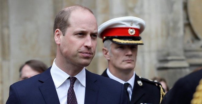 El príncipe Guillermo, abucheado al acudir a una misa en homenaje al primer submarino nuclear británico