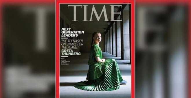 Greta Thunberg, portada de la revista 'Time', considerada "líder de la futura generación"