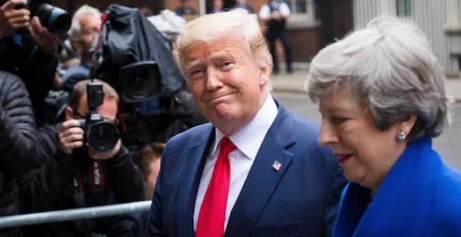 Trump plantea crear un "sustancial" acuerdo comercial con Reino Unido tras el brexit