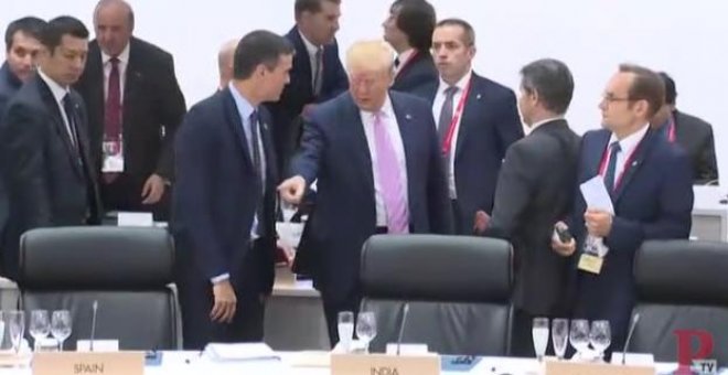 ¿Mandó Trump sentar a Pedro Sánchez en su encuentro en el G20?
