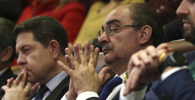 PSOE y Podemos alcanzan un preacuerdo para la investidura de Lambán en Aragón