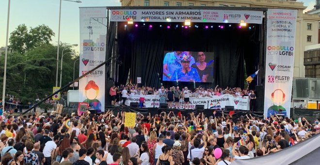 El Orgullo 2019 desborda Madrid avisando a la extrema derecha: "No daremos un paso atrás"