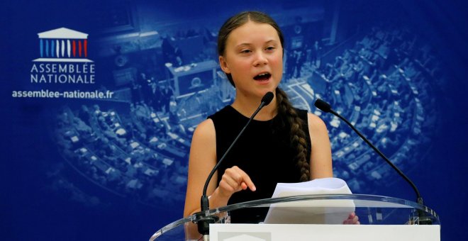 Ataques y burlas de diputados franceses a Greta Thunberg en su visita a la Asamblea Nacional de París