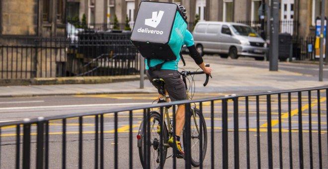 El juicio de 55 'riders' contra Deliveroo en Zaragoza, pendiente de una última prueba de la Inspección de Trabajo