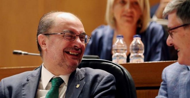 Lambán, investido presidente del primer Gobierno cuatripartito de Aragón