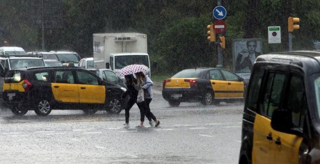 Las tormentas en Catalunya provocan inundaciones y dificultades para circular