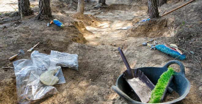 La Generalitat obre una vintena de fosses de la Guerra Civil i hi identifica set persones enterrades