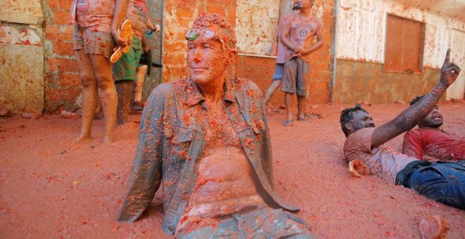 Así se festejó la Tomatina, en imágenes