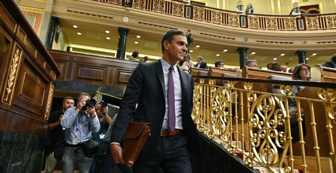 Sánchez, esperanzado en que haya Gobierno, reclama a Iglesias "altura de miras"
