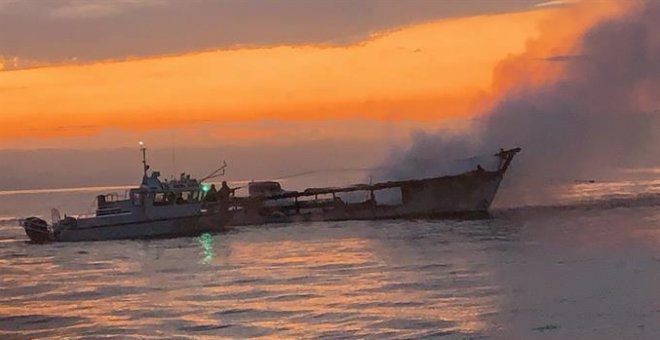 Recuperados los cuerpos de 33 fallecidos en el incendio de un barco en California