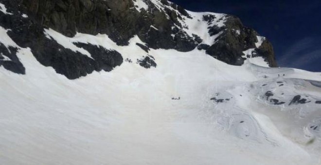 Muere un montañero en el collado del pico Palas, en el municipio de Sallent de Gállego (Huesca)