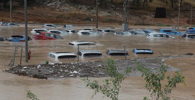 Orihuela registra en un día casi la misma lluvia que en un año