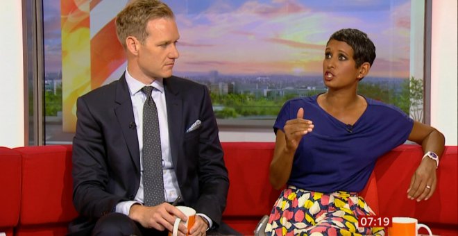 Lluvia de quejas contra la BBC por su reprimenda a una presentadora que criticó a Trump