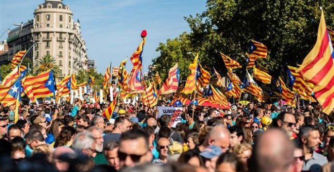 ANC y Òmnium impulsarán cinco marchas en Catalunya el día de la sentencia del 1-O