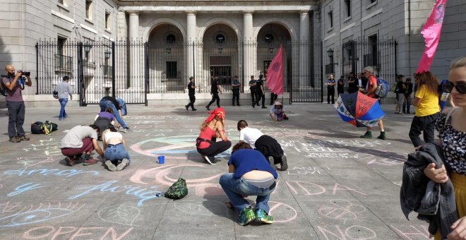 Detenciones y heridos en la acción de protesta contra el cambio climático