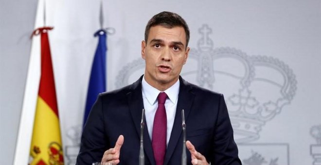 Pedro Sánchez acusa Quim Torra d'ocultar-se "rere de cortines de fum i foc"