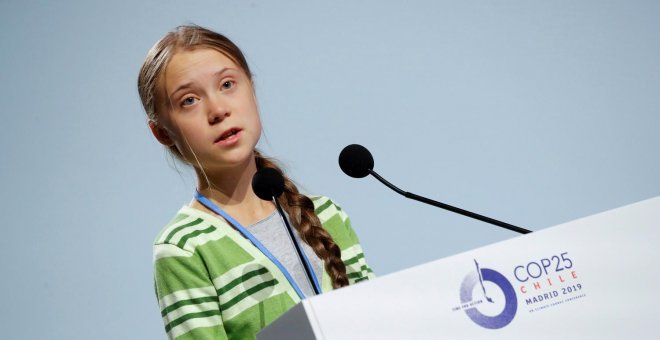 Greta Thunberg: "Hay esperanza, pero no viene de los gobiernos y las empresas, sino de la población"