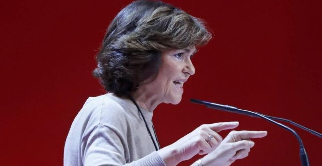 Carmen Calvo, la fiel escudera de Sánchez para encauzar la crisis en Catalunya