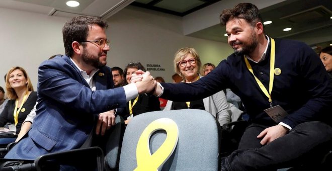 El acuerdo entre PSOE y ERC valida el reconocimiento de un "conflicto político" en Catalunya