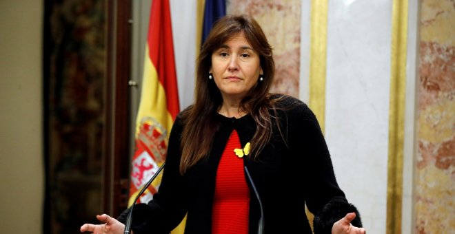 Laura Borràs afirma que la inhabilitació de Torra és "un cop d'Estat" i dubta del diàleg amb Pedro Sánchez