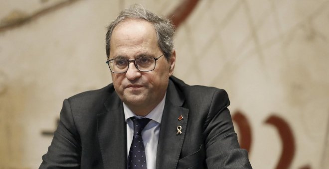 Torra vaticina un adelanto electoral en Catalunya si el Supremo le inhabilita