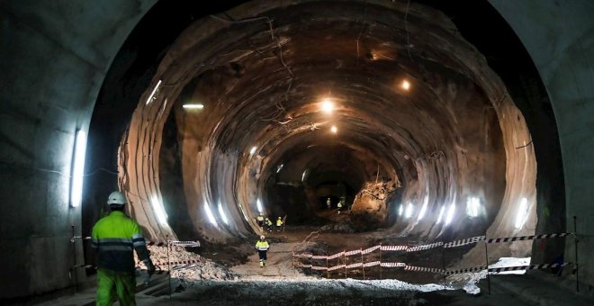 Las obras del metro de Donostia avanzan entre denuncias