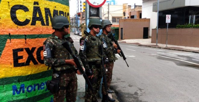Motines de la Policía Militar desafían la seguridad nacional en Brasil y potencian las milicias