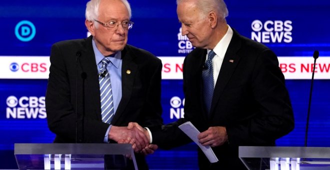 Sanders y Biden encienden la campaña ante el primer 'referéndum' demócrata