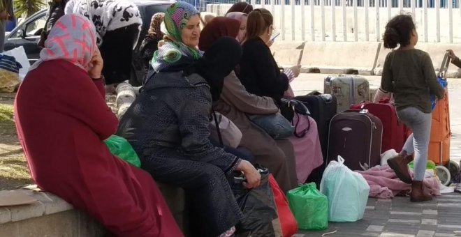 Atrapados en la frontera de Melilla con Marruecos tras el cierre por el coronavirus