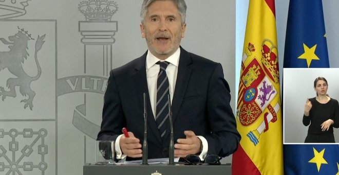 Marlaska anuncia inversiones en la Guardia Civil mientras niega relación entre el cese de Pérez de los Cobos y el informe del 8-M
