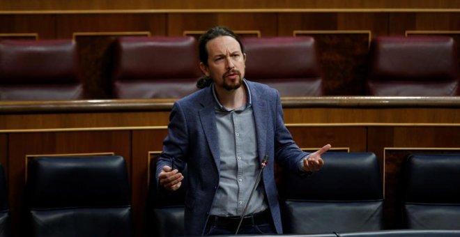 Iglesias acusa a Vox de "utilizar la muerte" de ancianos en residencias para "hacer política": "Es miserable"