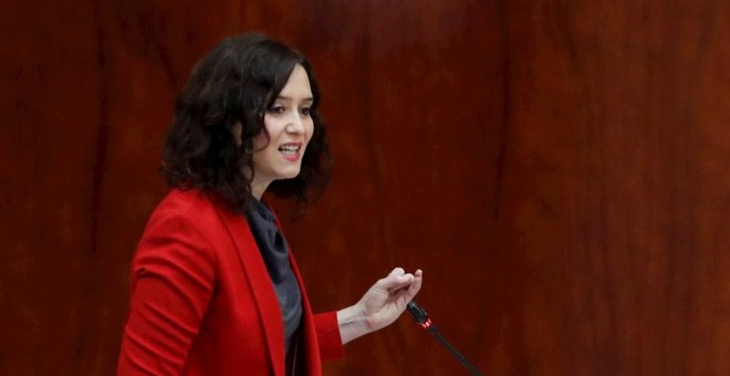 Ayuso rechaza pactar con el PSOE porque dice que éste "arruina a los ciudadanos" y prefiere al "brazo político de ETA"