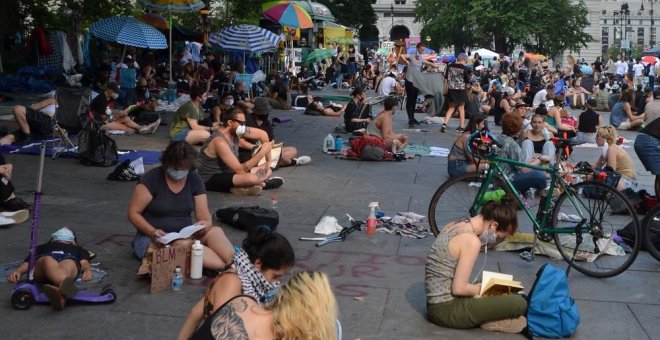 El nuevo 15-M de Nueva York: así es Occupy City Hall, la comunidad a los pies del Ayuntamiento