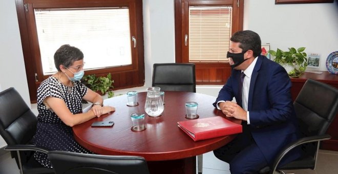 González Laya se reúne en Algeciras con el ministro principal de Gibraltar