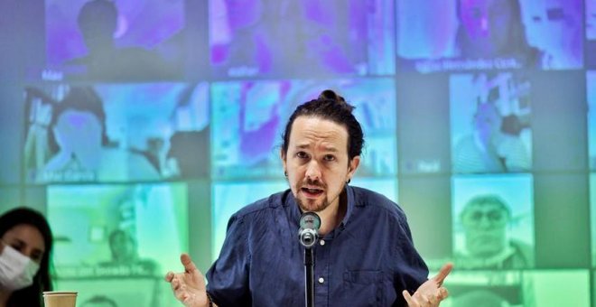 Iglesias enmienda la gestión de Ayuso y precisa: el Gobierno tiene que ayudar, pero eso "no significa estar de acuerdo"