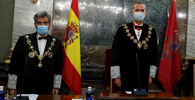 Lesmes expondrá el malestar del CGPJ por la ausencia del rey en su discurso en la entrega de despachos en Barcelona
