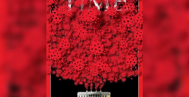 La portada de la revista 'TIME' que inunda de coronavirus la Casa Blanca