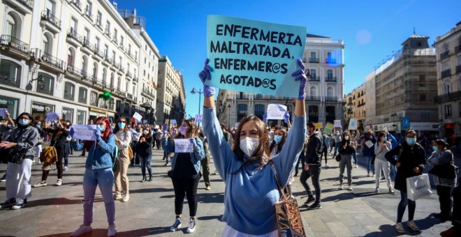 Movilizaciones en toda España en contra de la privatización de la sanidad: "La atención primaria pasa sus horas más oscuras"
