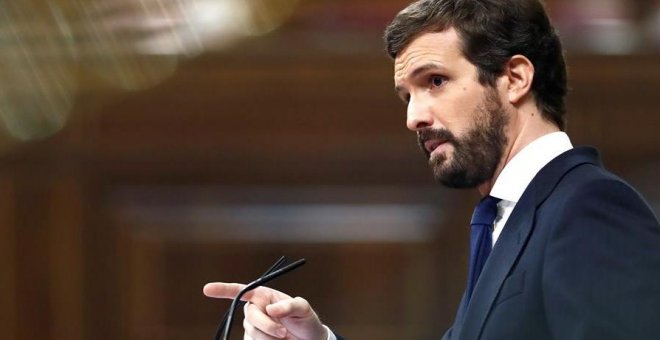 Casado aprovecha el debate de los PGE para cargar contra la gestión de la pandemia de Sánchez