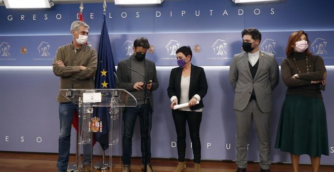 UP, ERC y Bildu buscan mantener viva su enmienda contra los desahucios pese al rechazo del PSOE