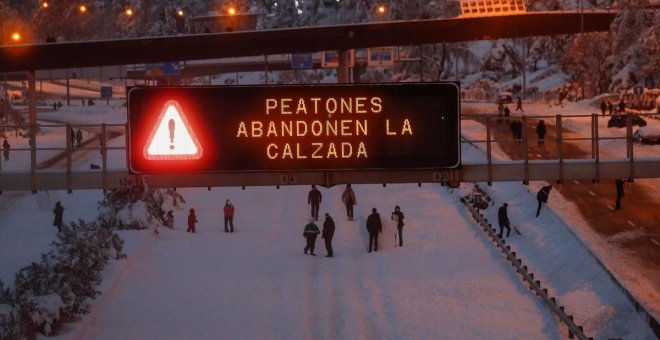 La recuperación de Madrid tras el temporal prioriza el coche frente a la movilidad a pie