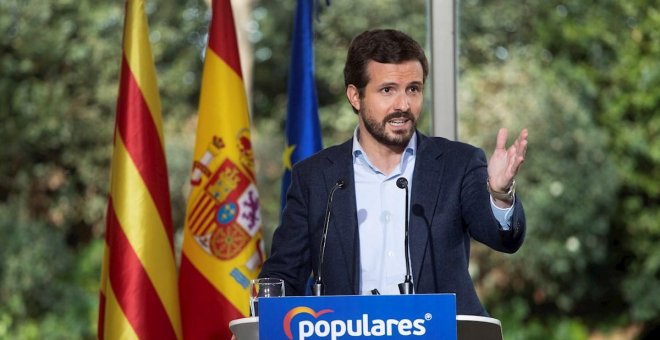 Casado anuncia que el PP llevará al Tribunal Constitucional el real decreto contra desahucios