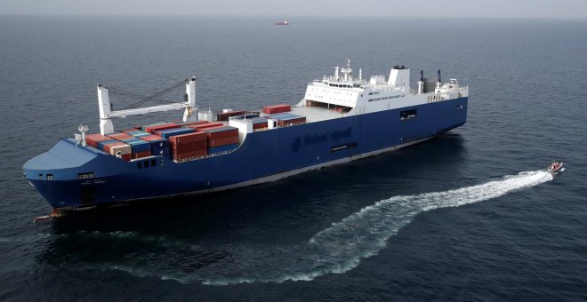 Un "barco de la muerte" saudí vuelve a ocultar en su hoja de ruta la escala prevista en el puerto de Sagunto