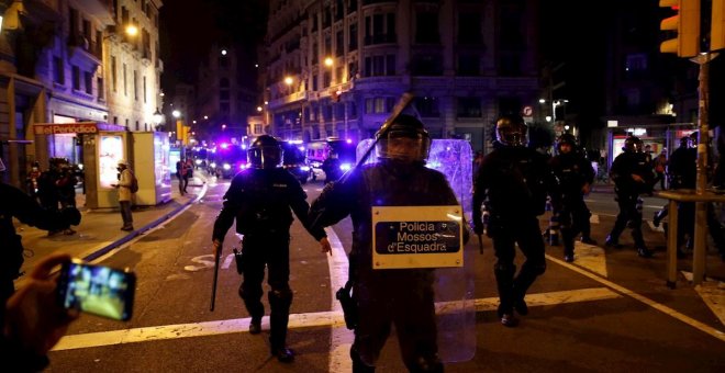 Los Mossos han detenido a 109 personas en las protestas por Hasél en Catalunya