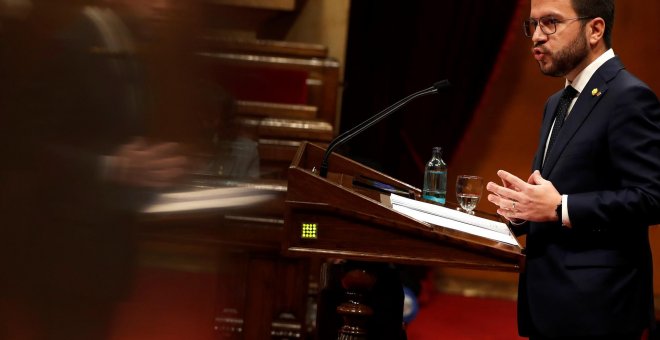 Aragonès se abre paso ante la nueva "Generalitat republicana" para "culminar la independencia de Catalunya"