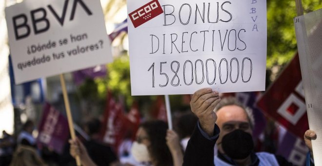 CCOO planea una huelga en BBVA contra el ERE