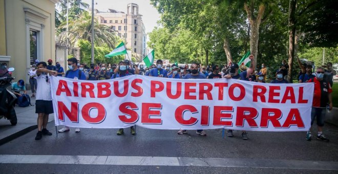 Airbus cumple sus amenazas y cierra su planta de Puerto Real (Cádiz)