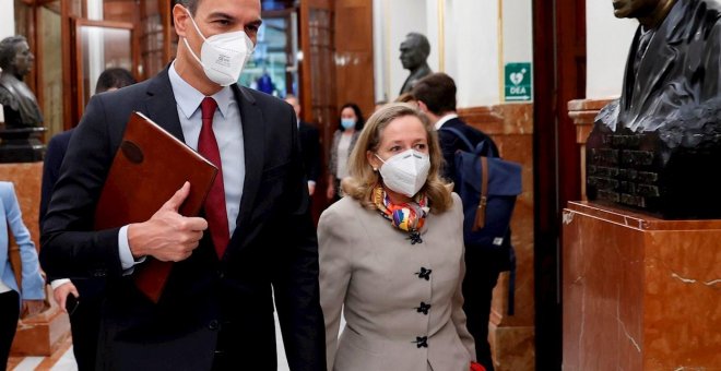 Sánchez desmiente a Casado por sus palabras sobre la quiebra: "España no está en bancarrota"