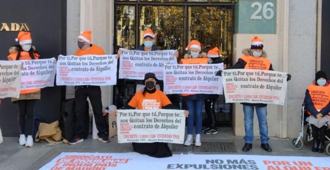 Una veintena de familias de Aranjuez se planta contra las subidas abusivas de su alquiler en pisos de protección oficial